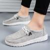 Breathable Slip-On Canvas Sneakers for Men - Non-Slip Shoes for Spring and Summer