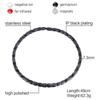 Rockyu Popular Brand Magnetic Necklace for Men and Women Stainless Steel Chain Black Hypoallergenic Stiff Shoulder Necklace Black Gold Dragon Crest