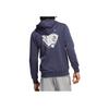 Adidas Trae 2 Doubt H Graphic Print Hoodie With Kangaroo Pocket Long Sleeve Men Hoodie Blue HG4437