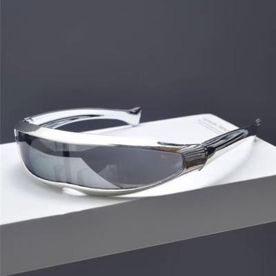 Punk Retro Functional Wind Laser Sunglasses Alien Cool Sunglasses Uv Resistant Sunglasses Cycling/Street Photography Sunglasses