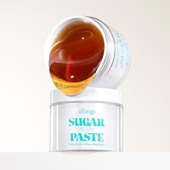 Allongs Self Sugar Waxing Kit (300g Sugar Wax + 20 Waxing Cloths + 1 Waxing Spatula) (On)