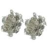 100pcs silver color feather Charms for Necklace Jewelry Making Accessories