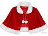Sciarpa e Mantello Performance di Babbo Natale - Costume da Gioco di Ruolo Natalizio per Adulti e Bambini