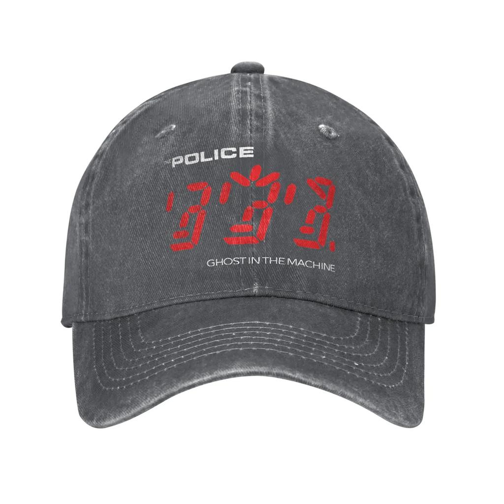 Washed Baseball Cap The Police Band Ghost In The Machine Summer Trucker Hat For Couple Women  Vintage Outdoor Sun Baseball Caps