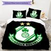 Shamrock Rovers Pattern Bedding,Quilt Set Quilt Cover Pillowcase Home Birthday Gift (1*duvet Cover+2*pillowcase,without Core)