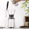Large Capacity 650ML Glass Coffee Filter System Drips Filter Cup & Sharing Pot Perfect For Entertaining Guests At Homes