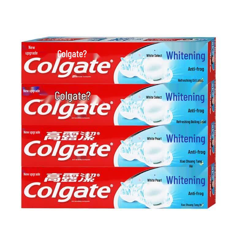 Colgate Whitening Anti-cavity Toothpaste - Herbal Mint (4-Pack)