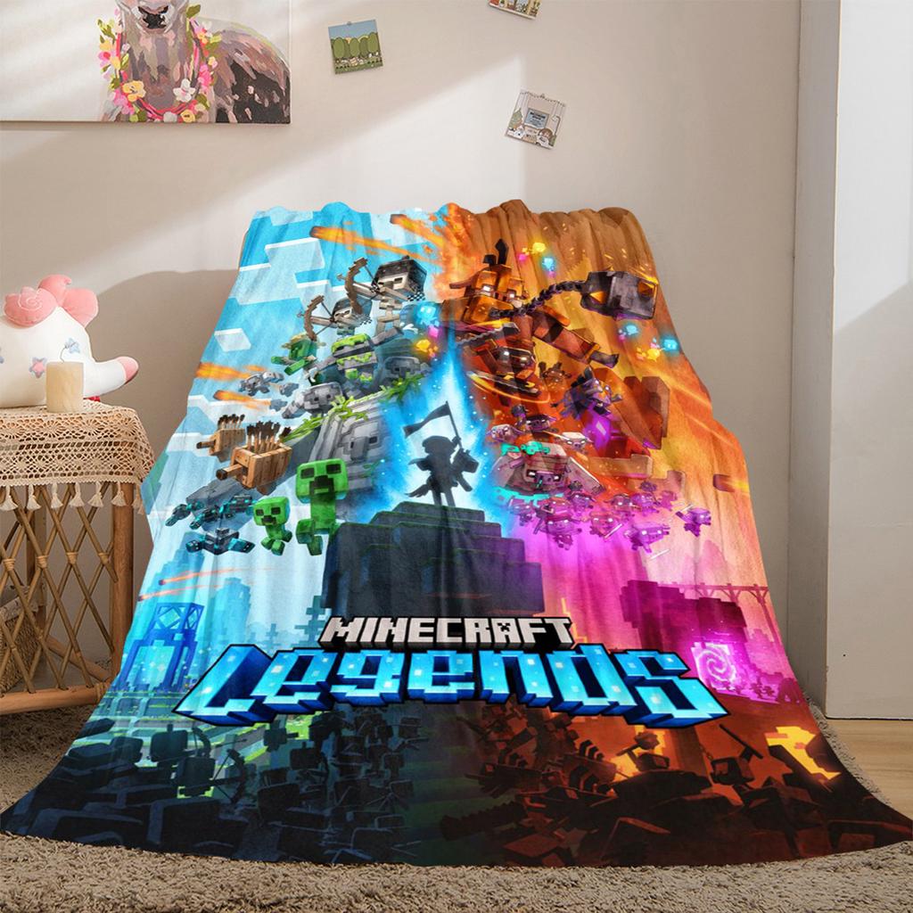 Classic Entertainment Sandbox Xbox Games Minecraft  blanket, home warming, four season bed decoration, sofa cover, flannel throwing blanket K2