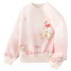 Balabala Girls' Fleece-Lined Cartoon Winter Sweatshirt