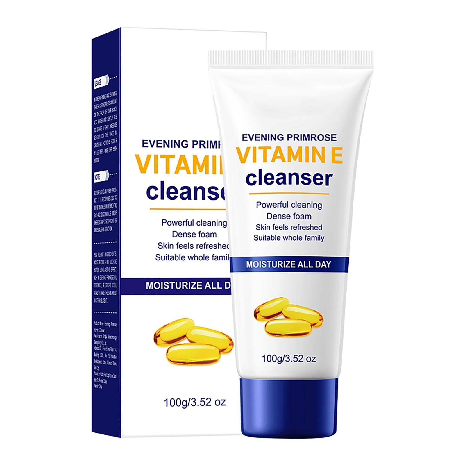 

Evening Primrose & E Gentle Cleansing Cream – успокаивающее, увлажняющее средство для умывания для всех типов кожи (100 г / 3,5 унции)