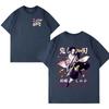 Demon Slayer Anime Printing Oversized Cotton Tshirt Men and Women Comfortable Fashion Street Y2K Summer Trend Harajuku Tshirt