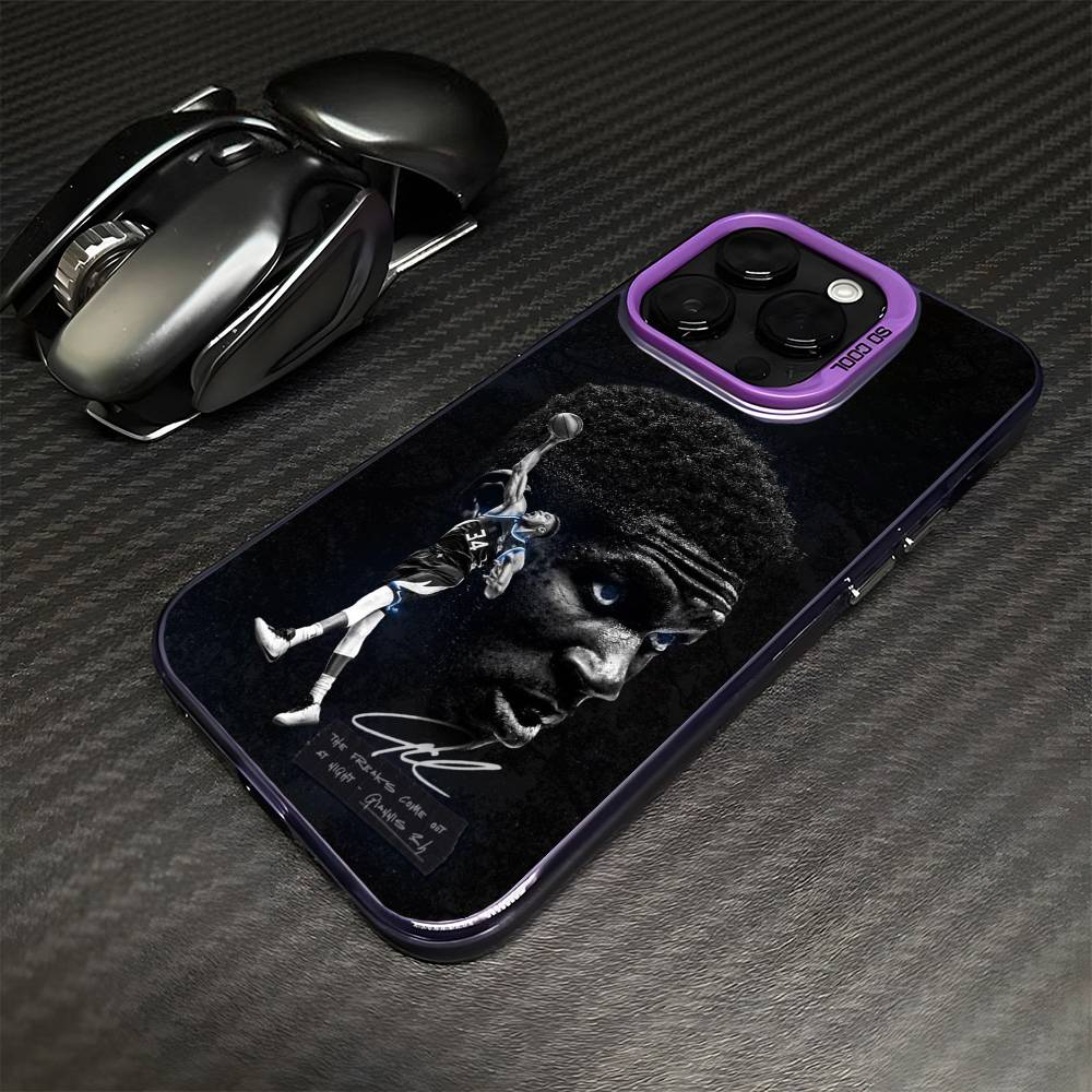 G-Greek Freak Giannis A-Antetokounmpo 34 Phone Case For iPhone17,16,15,14,13,12,11 Plus,Pro Max Purple Matte Shockproof Cover iPhone17air