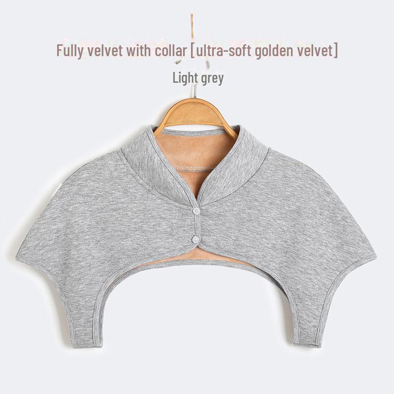 Unisex Velvet Waistcoat: Keeps Warm, Protects Shoulders and Neck, Prevents Periarthritis; Ideal for Autumn and Winter Confinement and Sleeping.