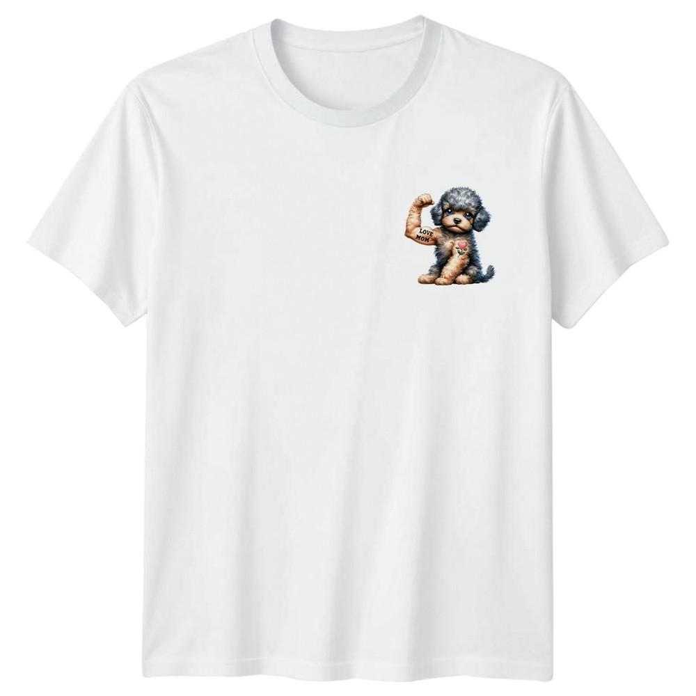Love Mom Dog Tattoo Mothers Day Occasions Graphic Unisexs TShirt Unisexs Tee S