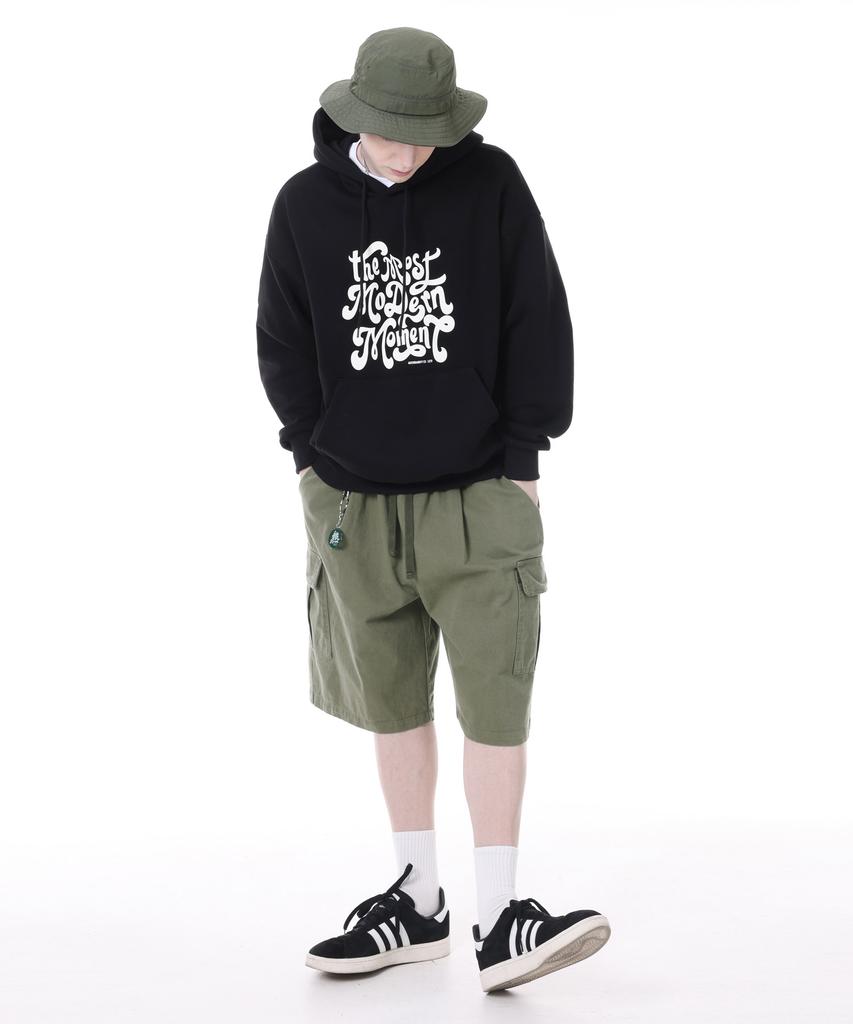 MODERMENT [Nylon Version Added] Bdu Wide Cargo Shorts [Khaki]