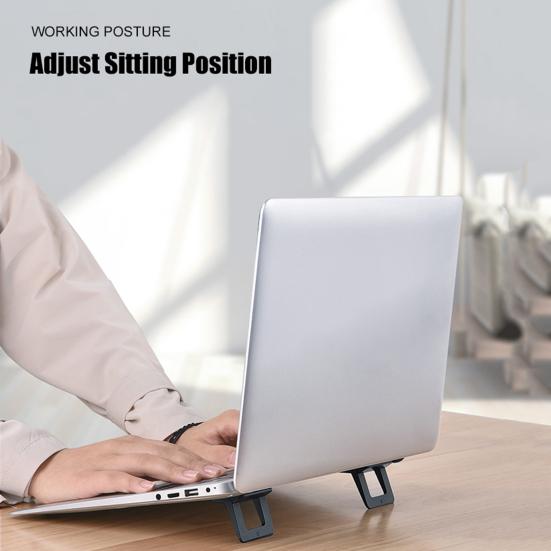 Adjustable Foldable Aluminum Alloy Heat Dissipation Laptop Heightened Bracket