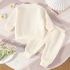 [Per l'Esterno] Elegante Set Felpa con Pantaloni a Manica Lunga per Bambina, per l'Esterno