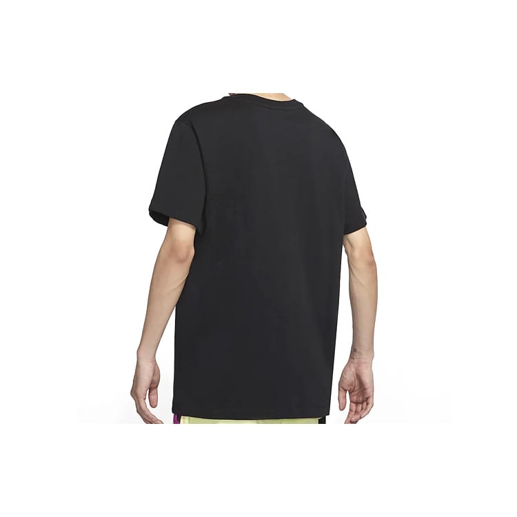 Nike T-Shirts Herren Schwarz Rundhals Mittlere Gerade Passform CZ8671-010
