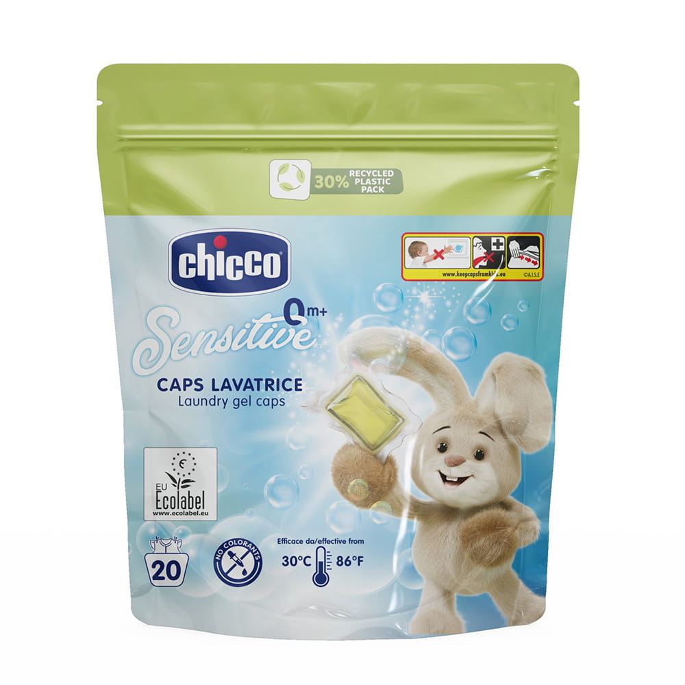 Chicco Sensitive Baby Laundry Capsules 20 Pcs