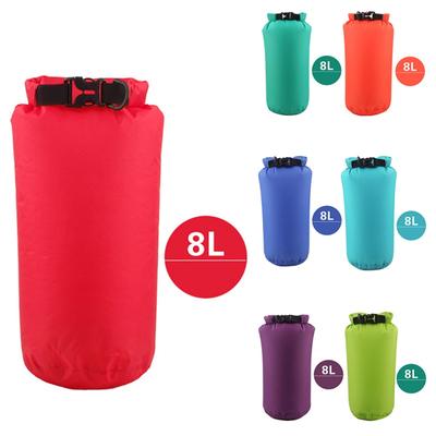 8L Waterproof Dry Bag Pack Sack Outdoor Swimming Bag Storage Pouch Pack Large Capacity Pouch Sailing Canoeing Boating Water Bag