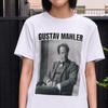 Unisex Gustav Mahler T-Shirt, Klassische Musik Geschenk, Sinfonieorchester, Minimalistisches Kurzarmshirt für Damen & Herren