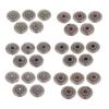 Alloy Vintage Buttons Screw Back Large Fancy Button Covers for Clothes Knitting and Handbag Decoration DIY