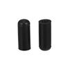 X AUTOHAUX 5pcs 4mm 0.16" Silicone Hose Cap Intake Vacuum Hose Tube End Plug Car Black