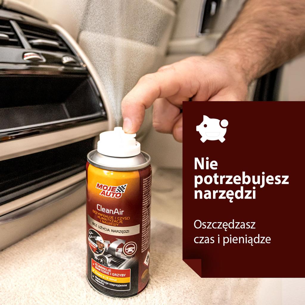 015970 Ma- Cleanair Air Conditioning And Vent Freshener - New Car 150Ml