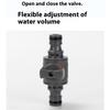 Garden Hose Shut Off Coupler Quick Connection Coupler with Shut Off Valved Garden Hose Coupler Hose Connector Pipe Joiner