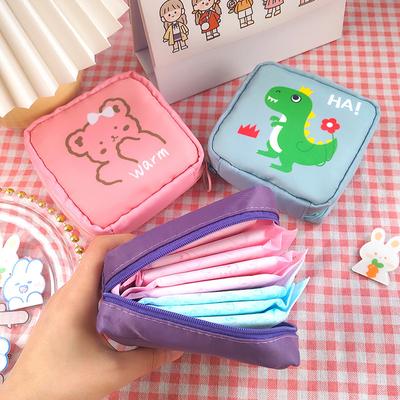 Hygienické vložky Taška Dívčí Cestovní Mini Kosmetické taštičky Úložná taška na sluchátka