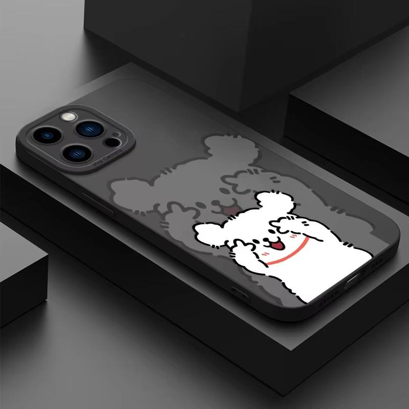 Dog Taking Photos Phone Case For Samsung Galaxy S25 S24 Ultra S23 FE S22 Plus S21 S20 A15 A35 A54 A55 Soft Silicone Bumper Cover