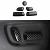 Carbon Fiber Seat Adjustment Button Cover Trim For Toyota Highlander 2021-2024