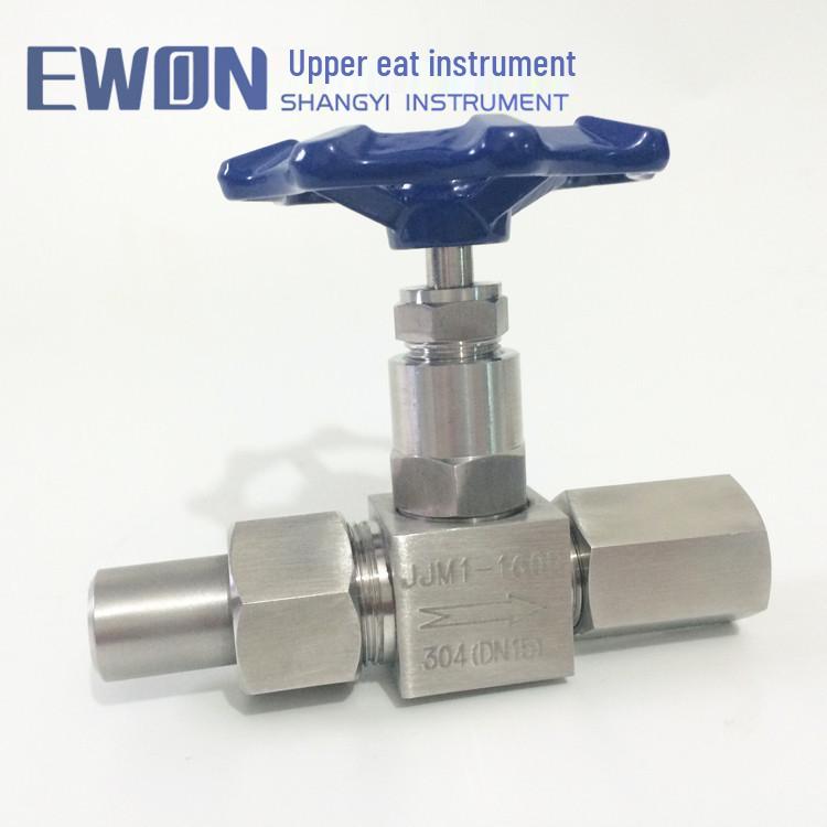 Shanghai Stainless Steel Pressure Gauge Stop Valve JJM1-160P (Inner & Outer Thread)