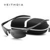 VEITHDIA marque concepteur en aluminium hommes lunettes de soleil polarisées lunettes de soleil accessoires lunettes pour hommes