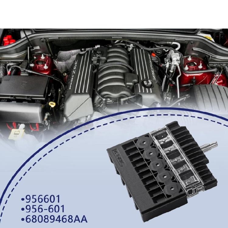 Kunststoff Metall Sicherungsblock für Ausgewähltes Modell Schlagfeste Konstruktion Ersetzt 956-601 68089468AA