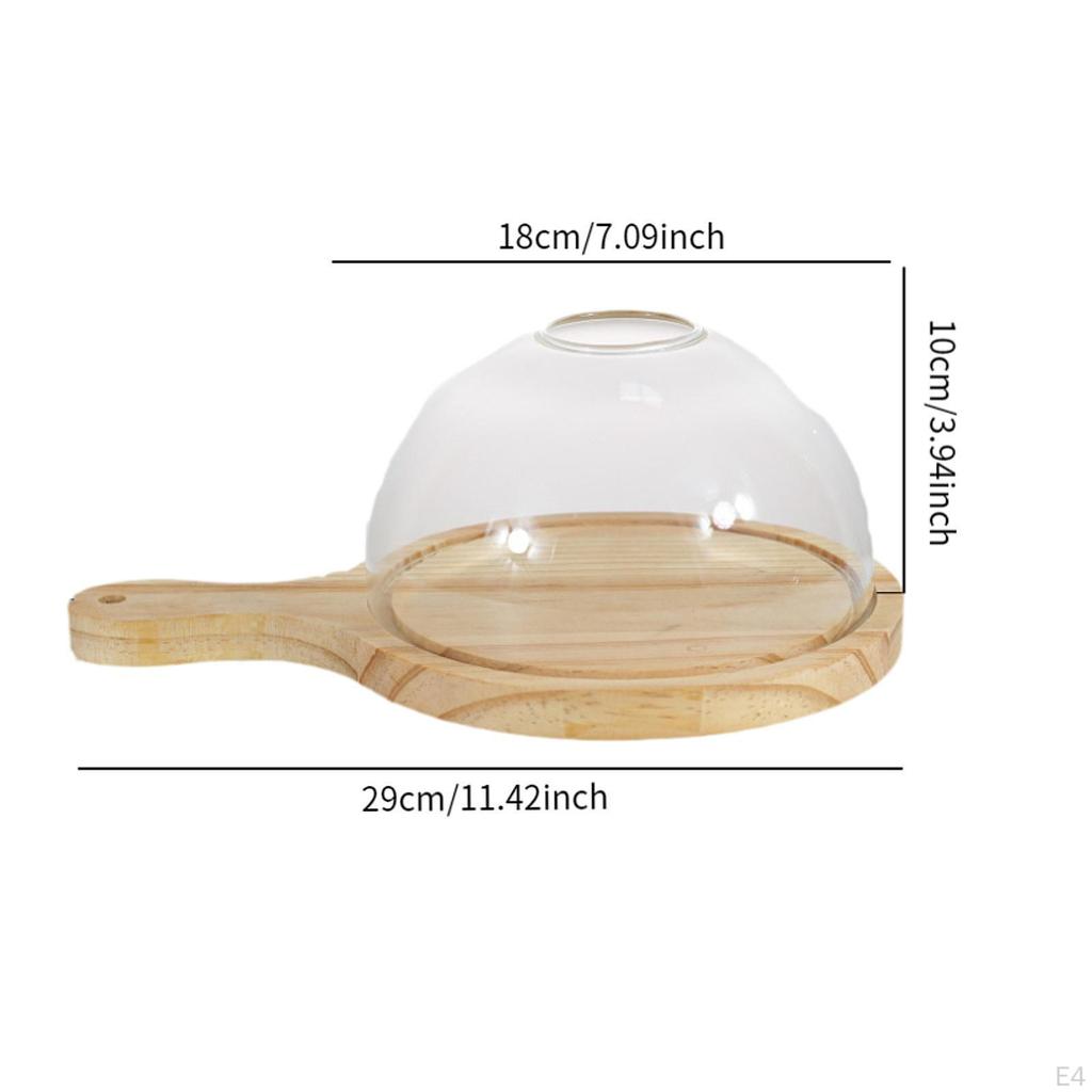 Glass Smoker Smoke Infuser Cover Lid Cocktails Drinks Foods Transparent Smoking Dome