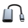 USB C Male to HDMIs Adapter Plugs and Play Functionality for Pc laptop Game Consoles Applications Multilayer Shielding