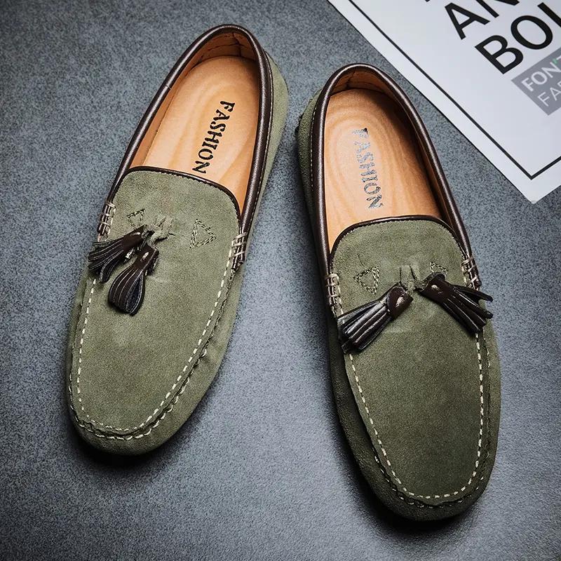 Pánské mokasíny Penny Mokasíny Nazouváky Obuv pro volný čas Obuv Semišové střapce Boty pro řízení lodi