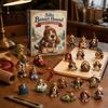 Dog Advent Calendar Calendar, 24Pcs Acrylic 2D Pet Ornament Set with Christmas Box Hanging String, Tree Countdown Decor, Gift for Lovers Holiday