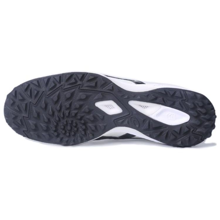 Asics C3 Comfortable Casual TF (Rubber Studs) Hard Ground Artificial Grass Kangaroo Leather Football Shoes Men Football Shoes White 1113A032-100