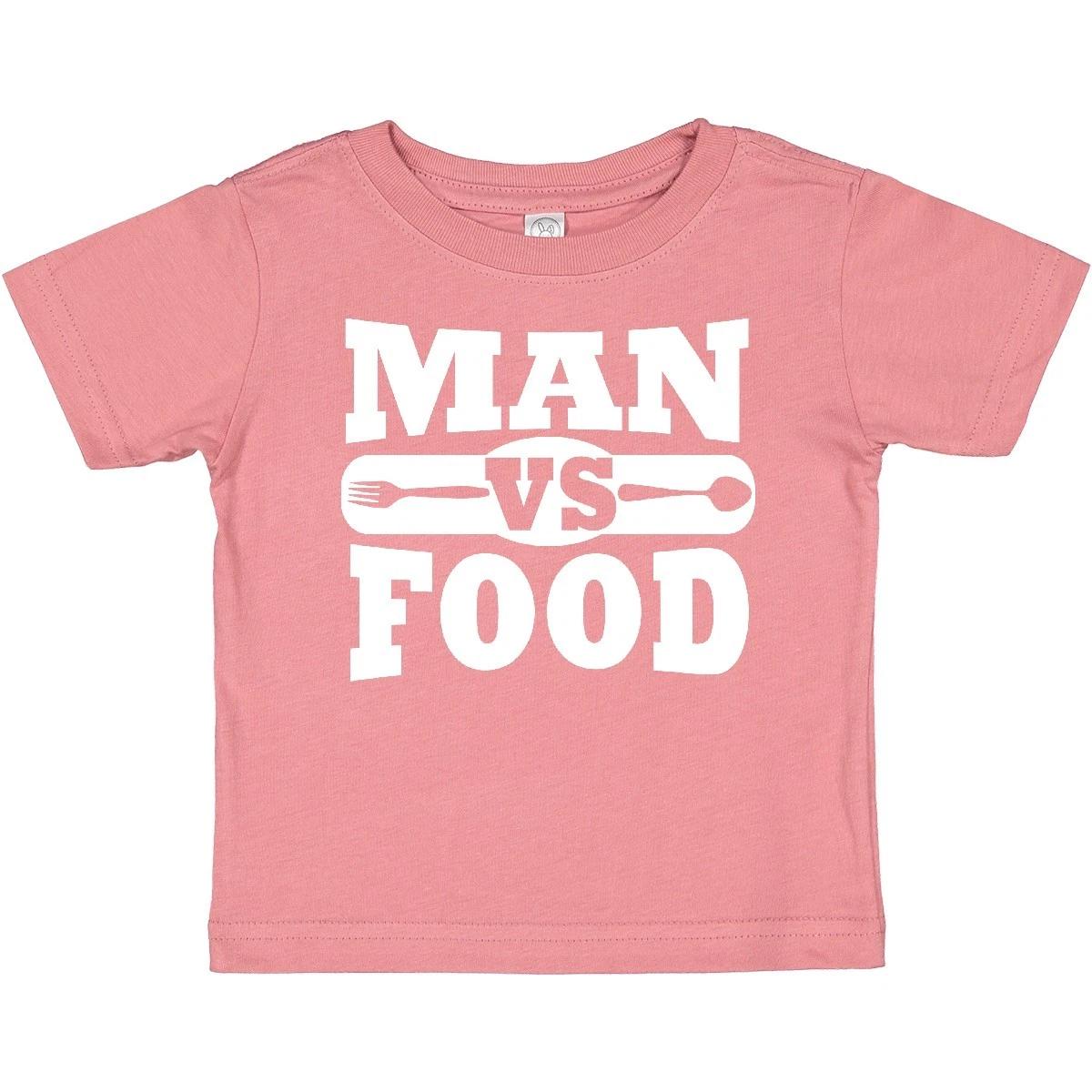

Inktastic Man Vs Food Baby T-Shirt 4th Of July Bbq Dad Fathers Day Humor Funny 150