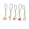 Hot  5Pcs Kawaii Snoopy Cartoon Phone Chain Key Lanyard Schoolbag Charm Pendant Bag Keychains For Backpacks For Girls And Bo
