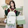 4-piece Set of Fresh Campus Backpacks for Girls High-quality Bags From Middle School Elementary School Cute and Lightweight Backpacks Bag