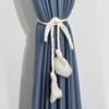2PCS Minimalist Curtain Tieback Mesh Flower Curtains Tie Rope Ornament Curtain Buckle  Living Room