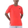 New Balance T Shirts Men's Red Crew Neck Moderate Straight Fit MT23281-ERE