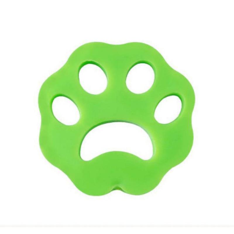 

Средство для удаления волос для домашних животных, многоразовые двухсторонние силиконовые наклейки для одежды, сушилка для чистки, инструменты для стирки flower shape зелёный