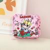 Cartoon multi-color canvas women's sanitary napkin storage bag, aunt handkerchief bag, sanitary cotton storage bag CLE