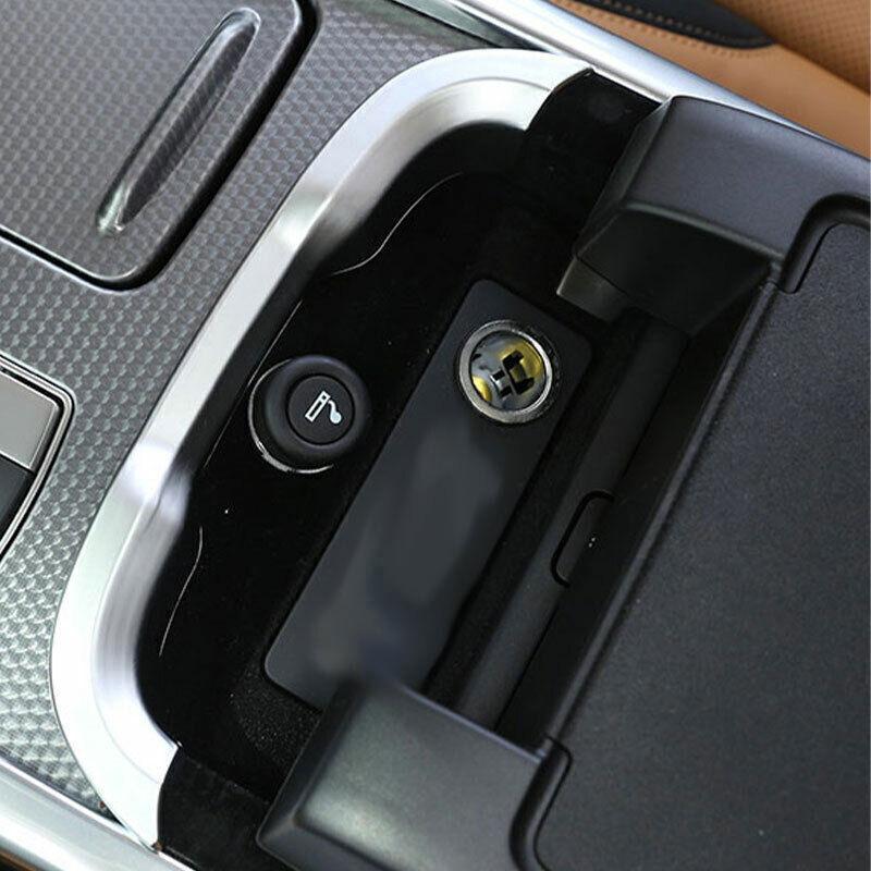 Fit For Range Rover Sport 2018- Silver Console Storage Box Frame Trim 1PCS