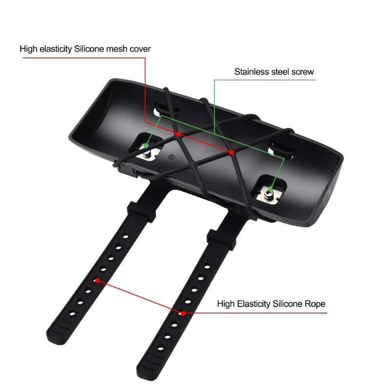 Adjustable Speaker Bracket For Cycling Enthusiasts For Multiple Sound Devices Up To 7.78inch Tubes
