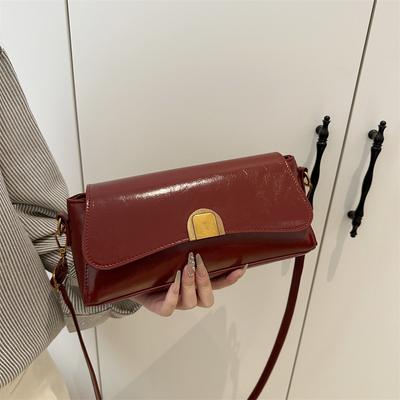 2026 New Fashi Niche Design Single Shoulder Messenger Bag High Sense Women's Small Square Bag Summer Underarm Bag Women